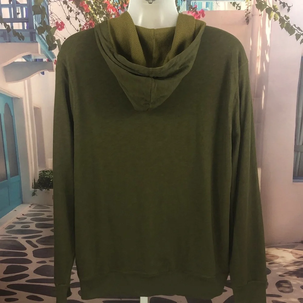 NWT J. Crew Olive Green Jacket Hoodie